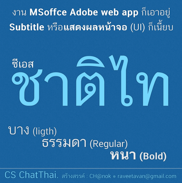 CS ChatThai (ชาติไท)